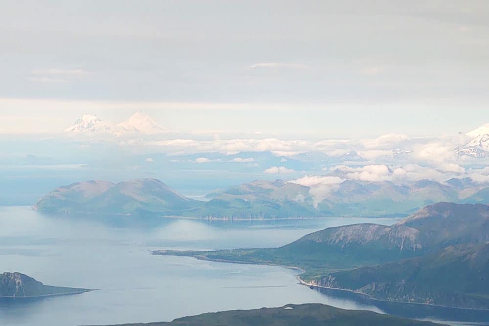 Mountains and ocean